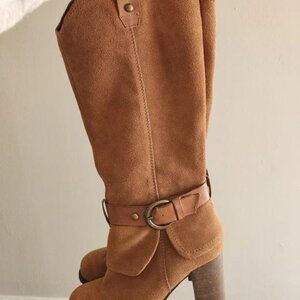 Mojo Moxy Brown Heeled Boots
